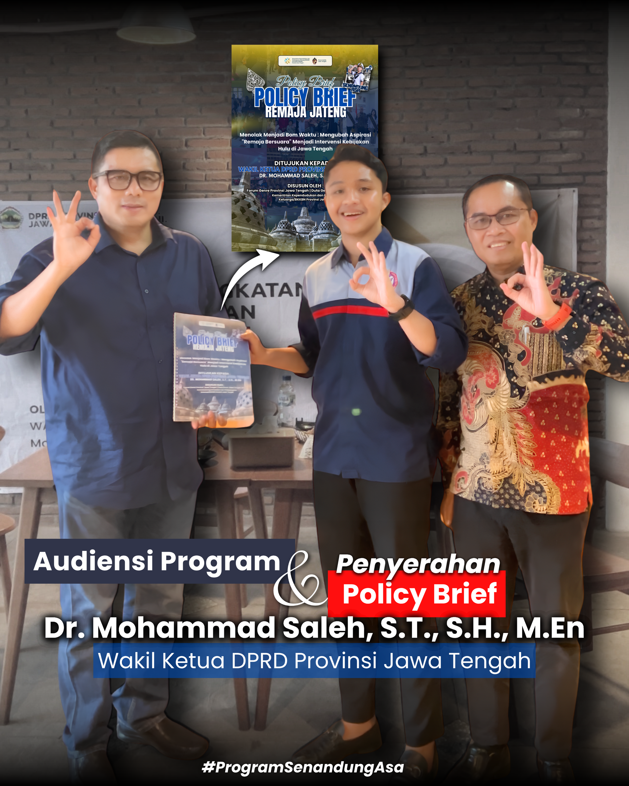 Penyerahan Policy Brief kepada DPRD Provinsi Jawa Tengah